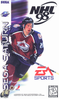 NHL 98 Sega Saturn  box art